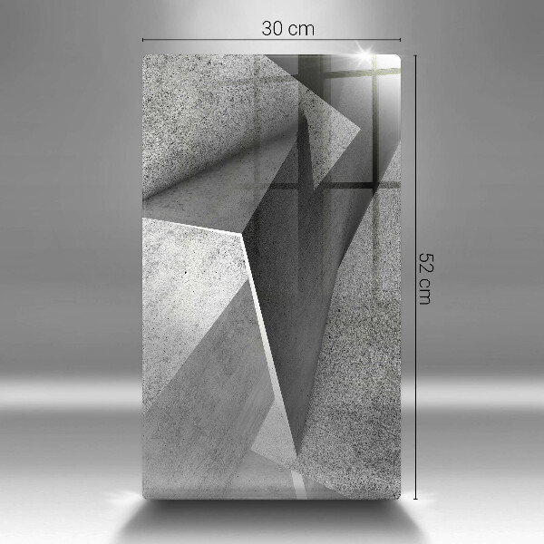 Tagliere in vetro Astrazione concreta