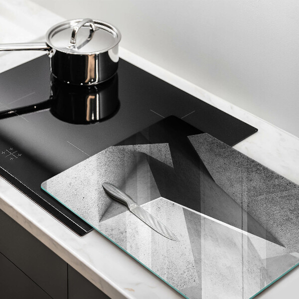 Tagliere in vetro Astrazione concreta