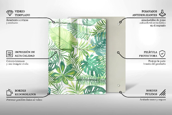 Tagliere in vetro Riva della spiaggia e mare