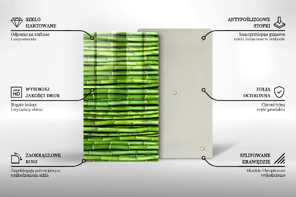 Tagliere in vetro Bambù della natura