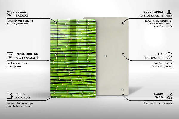 Tagliere in vetro Bambù della natura