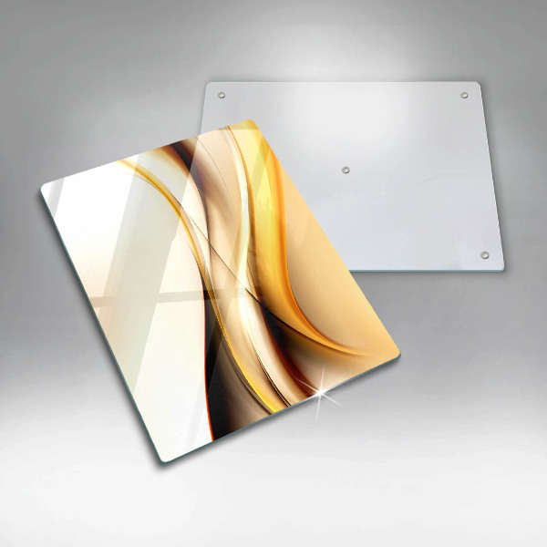 Tagliere in vetro Linee di fumo astratte