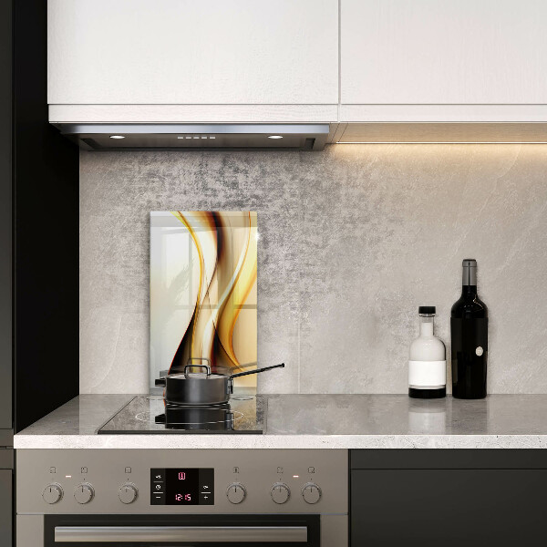 Tagliere in vetro Linee di fumo astratte