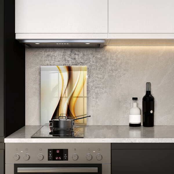 Tagliere in vetro Linee di fumo astratte