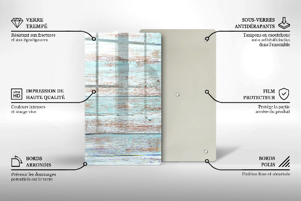Tagliere in vetro Vecchie tavole d'epoca