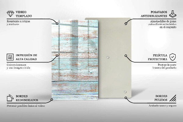 Tagliere in vetro Vecchie tavole d'epoca