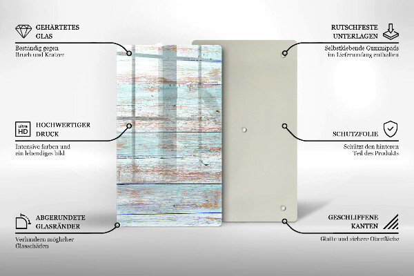 Tagliere in vetro Vecchie tavole d'epoca