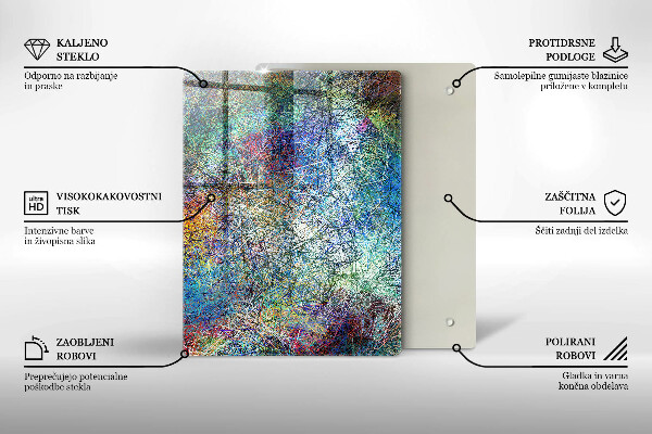 Tagliere in vetro Vecchie tavole d'epoca