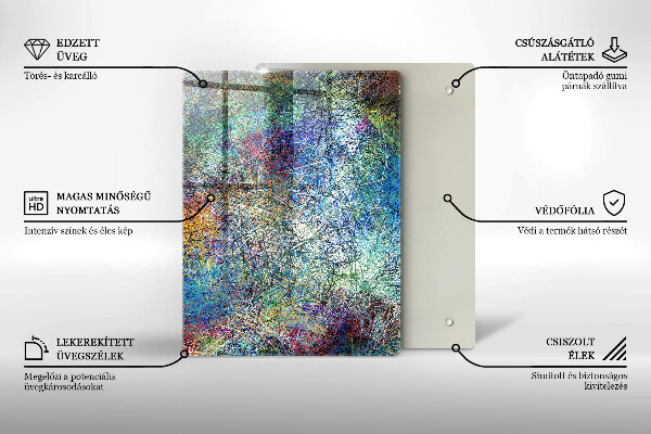 Tagliere in vetro Vecchie tavole d'epoca