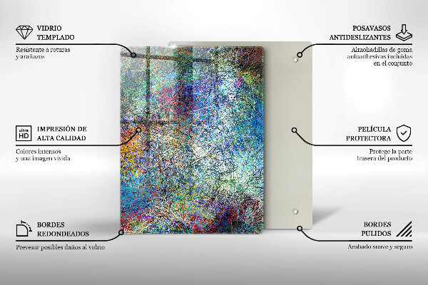 Tagliere in vetro Vecchie tavole d'epoca