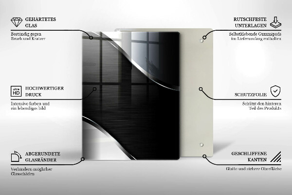 Tagliere in vetro Vecchie tavole di legno
