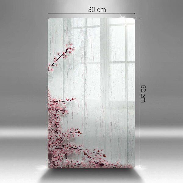 Tagliere in vetro Fiori sulle tavole