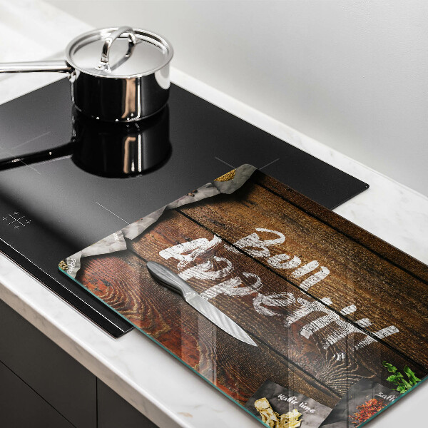 Tagliere in vetro temperato Tabelloni per le iscrizioni di Bon Appetit