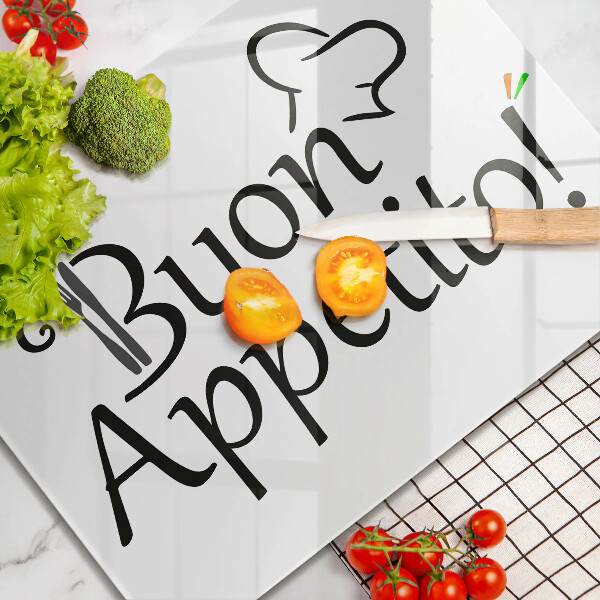 Tagliere in vetro Buon Appetito!