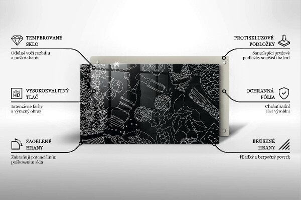 Tagliere in vetro temperato Accessori per la cucina