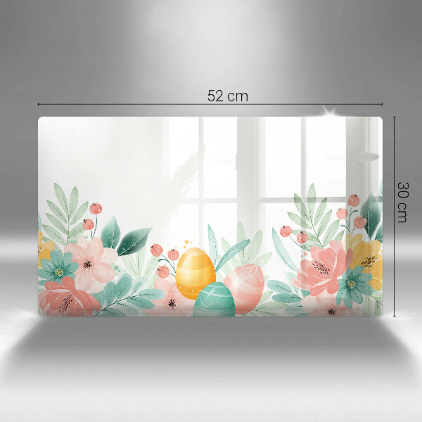 Tagliere in vetro temperato uova di Pasqua