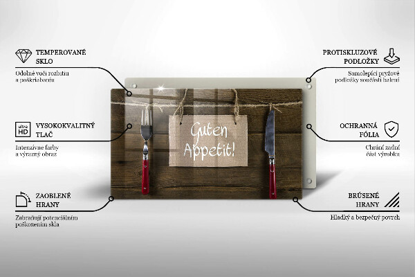 Tagliere in vetro temperato Guten Apetit