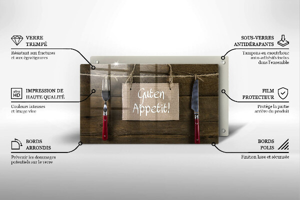 Tagliere in vetro temperato Guten Apetit