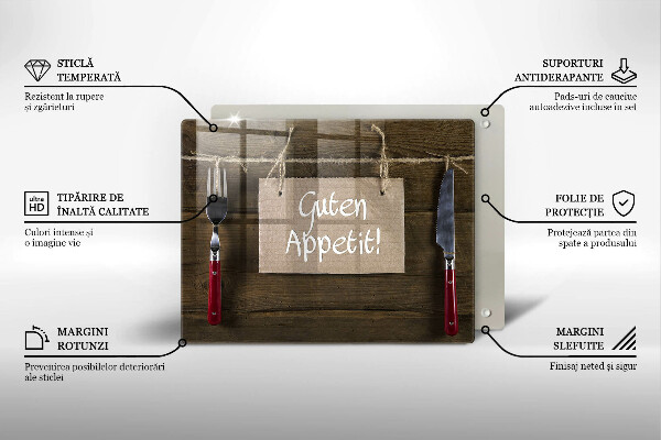 Tagliere in vetro temperato Guten Apetit