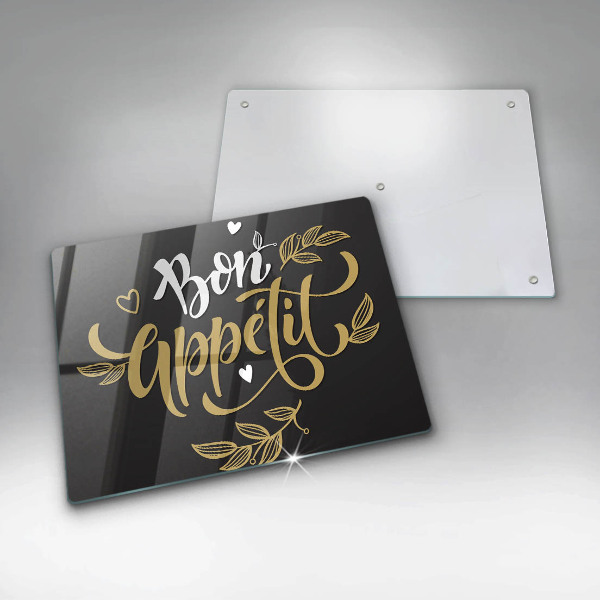 Tagliere in vetro Bon Appetit