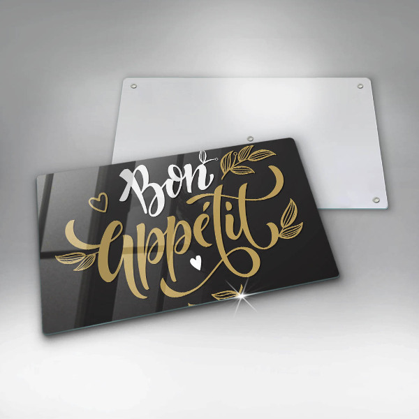 Tagliere in vetro Bon Appetit