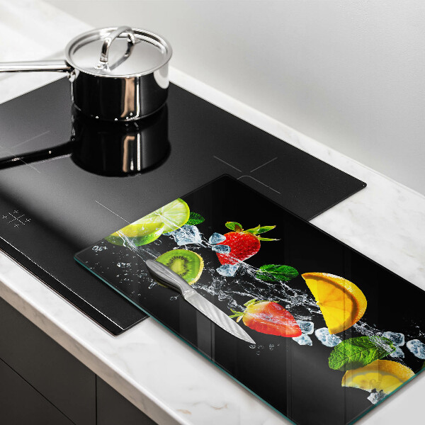 Tagliere in vetro Frutta in acqua