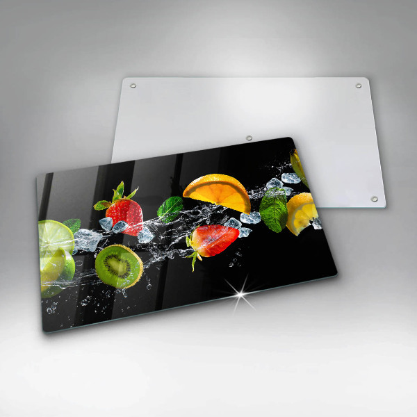 Tagliere in vetro Frutta in acqua