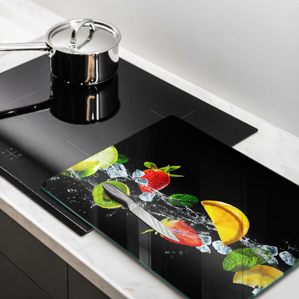 Tagliere in vetro Frutta in acqua