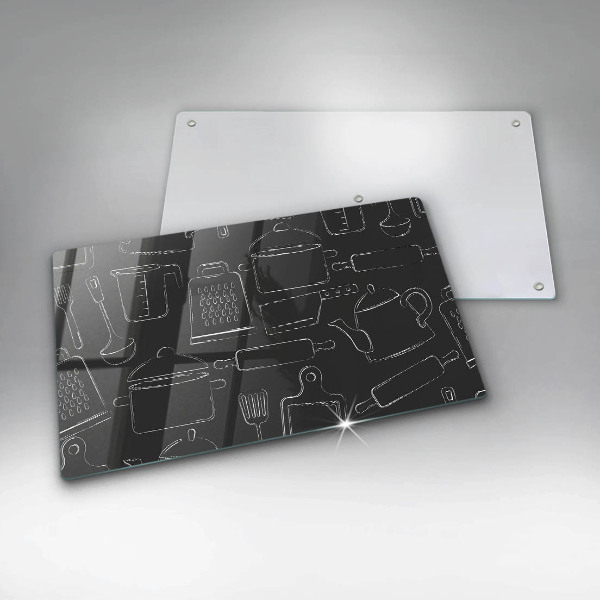 Tagliere in vetro Accessori da cucina dei cartoni animati