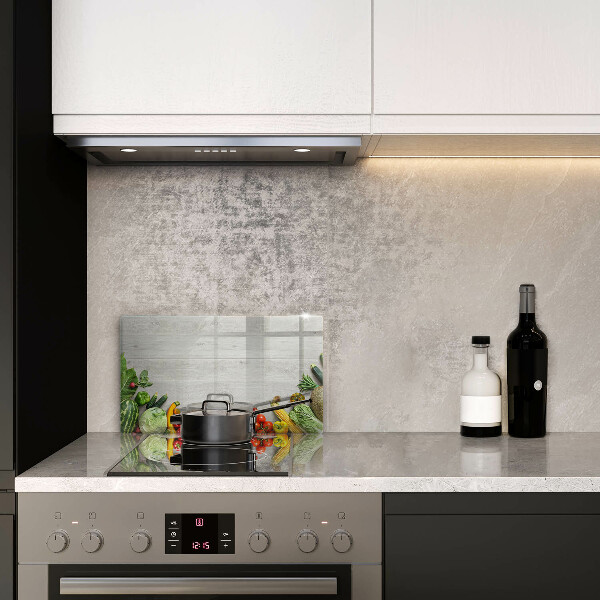 Tagliere in vetro Verdure su tavole