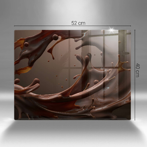 Tagliere in vetro Cioccolato liquido