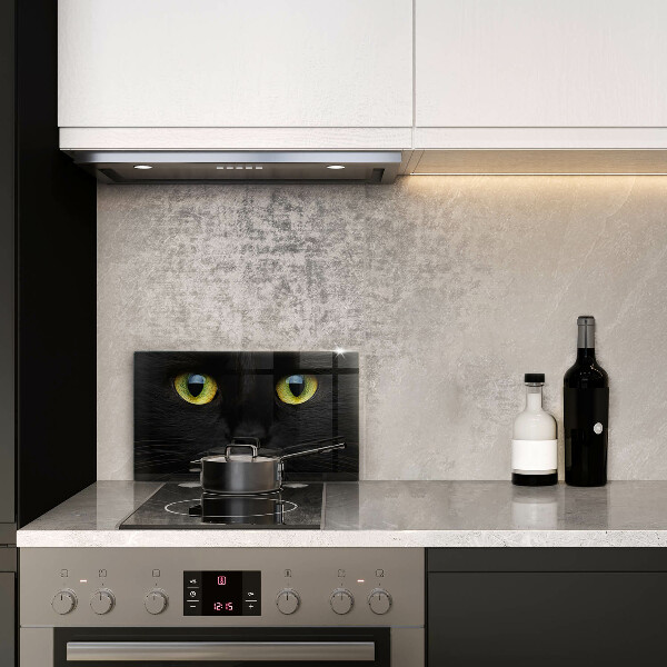 Tagliere in vetro temperato Occhi di gatto animale