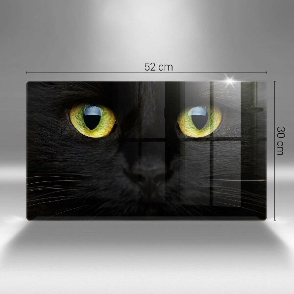Tagliere in vetro temperato Occhi di gatto animale