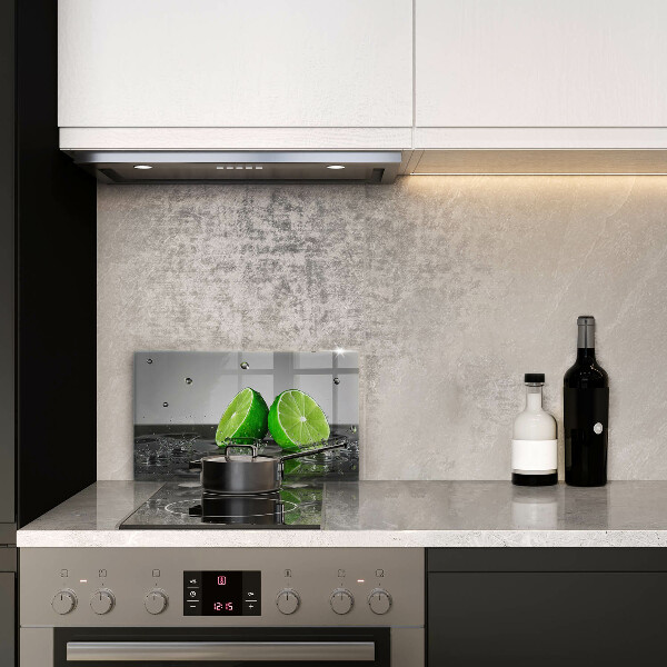 Tagliere in vetro Lime succosi e acqua