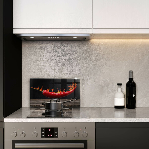 Tagliere in vetro Peperoncino piccante