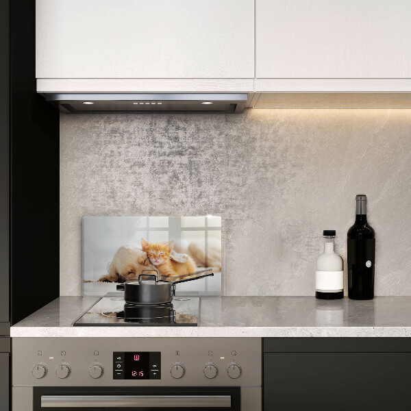 Tagliere in vetro Animali cane e gatto