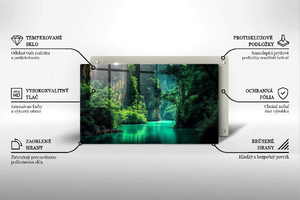 Tagliere in vetro Paesaggio lagunare