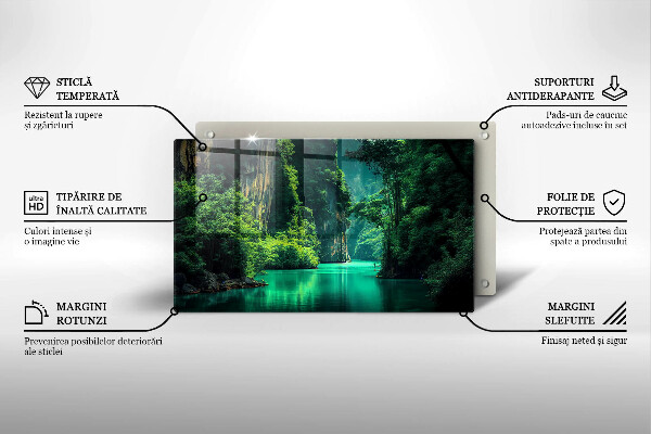 Tagliere in vetro Paesaggio lagunare