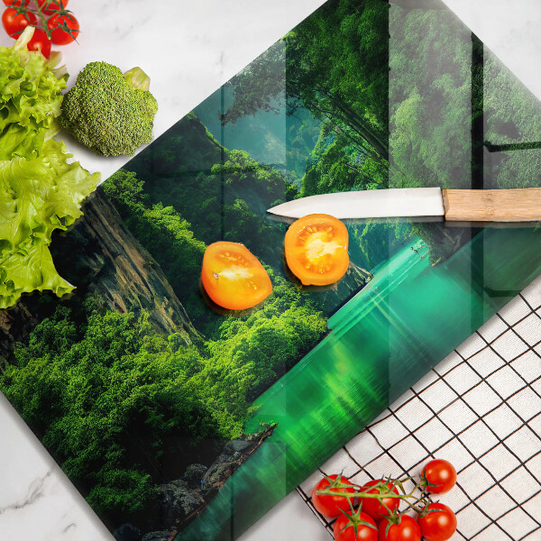 Tagliere in vetro Paesaggio lagunare