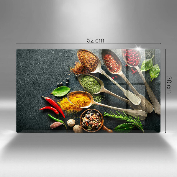 Tagliere in vetro Cucchiai da cucina di spezie