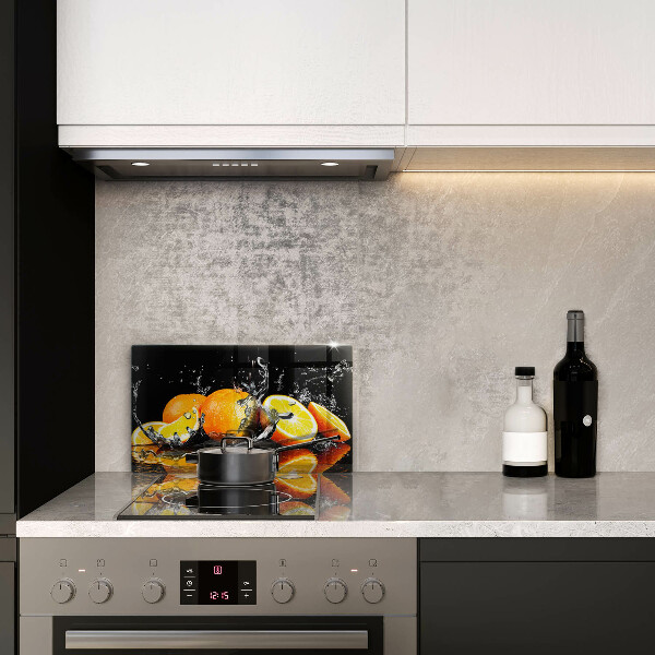 Tagliere in vetro Succoso frutto arancione