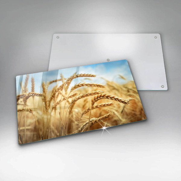 Tagliere in vetro Spighe di cereali nel campo