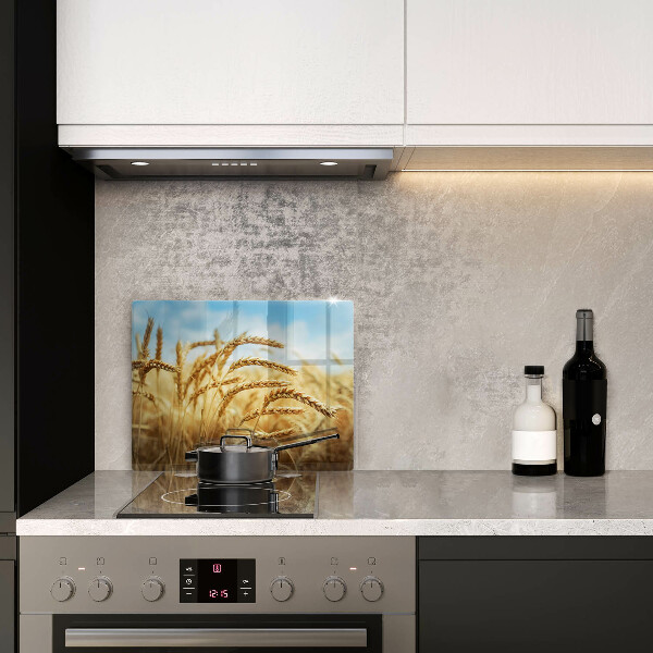 Tagliere in vetro Spighe di cereali nel campo