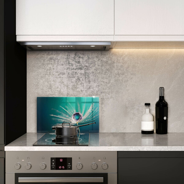 Tagliere in vetro Rugiada su un dente di leone