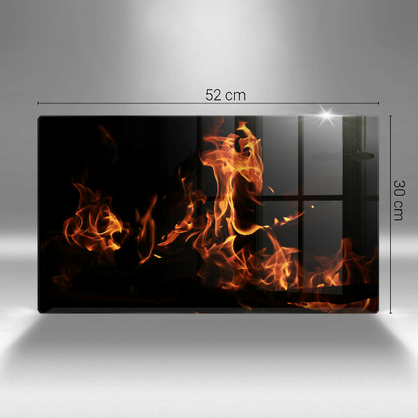 Tagliere in vetro Accendi una fiamma viva