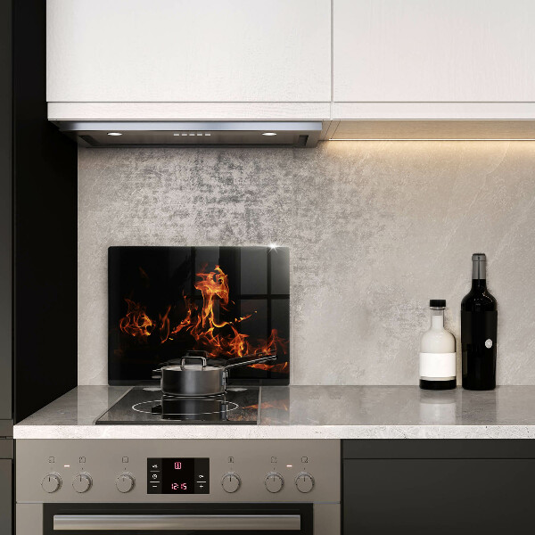 Tagliere in vetro Accendi una fiamma viva