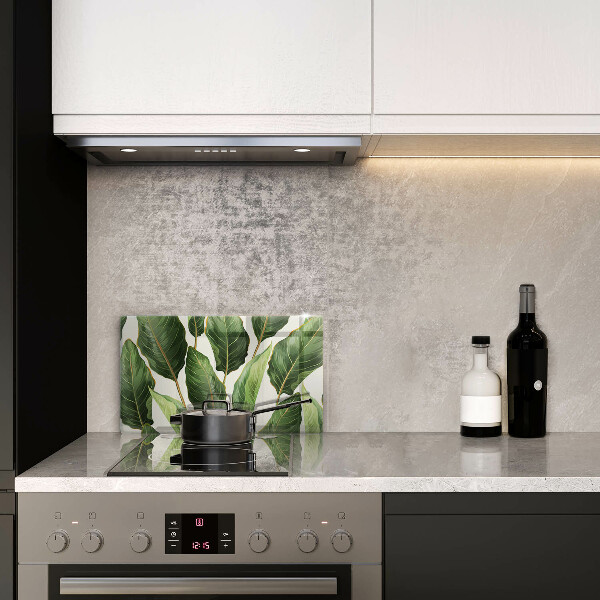 Tagliere in vetro Foglie di banana