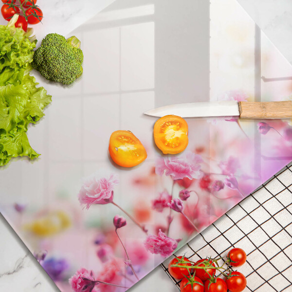 Tagliere in vetro Prato fiorito