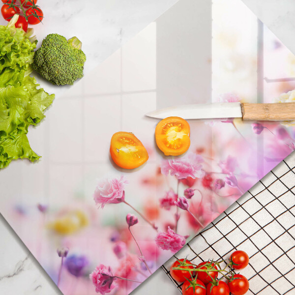 Tagliere in vetro Prato fiorito