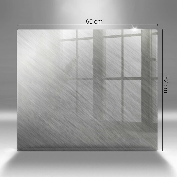 Tagliere in vetro temperato Sfondo con struttura in metallo